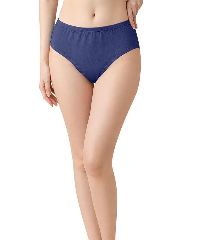 CichCiffon Women’s Soft Cotton Blue Panty