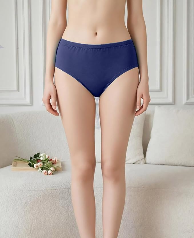 CichCiffon Women’s Soft Cotton Blue Panty