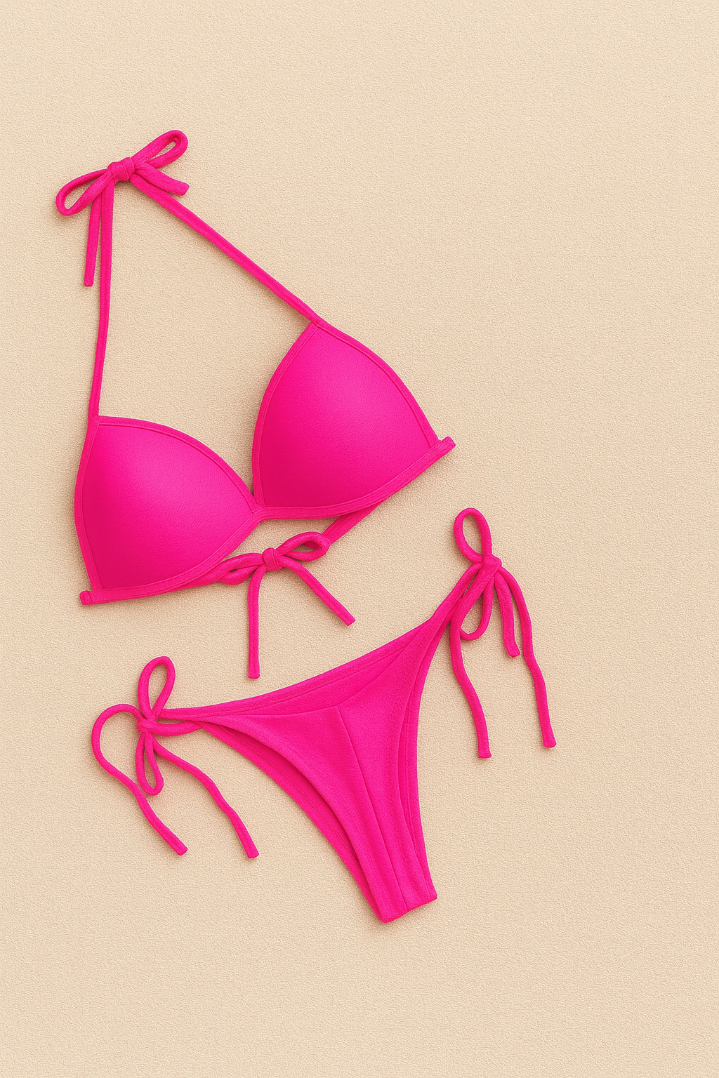 CichCiffon Women’s Solid Blue Bikini Set (Copy)