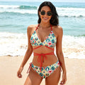CichCiffon Women’s Printed Bikini Set