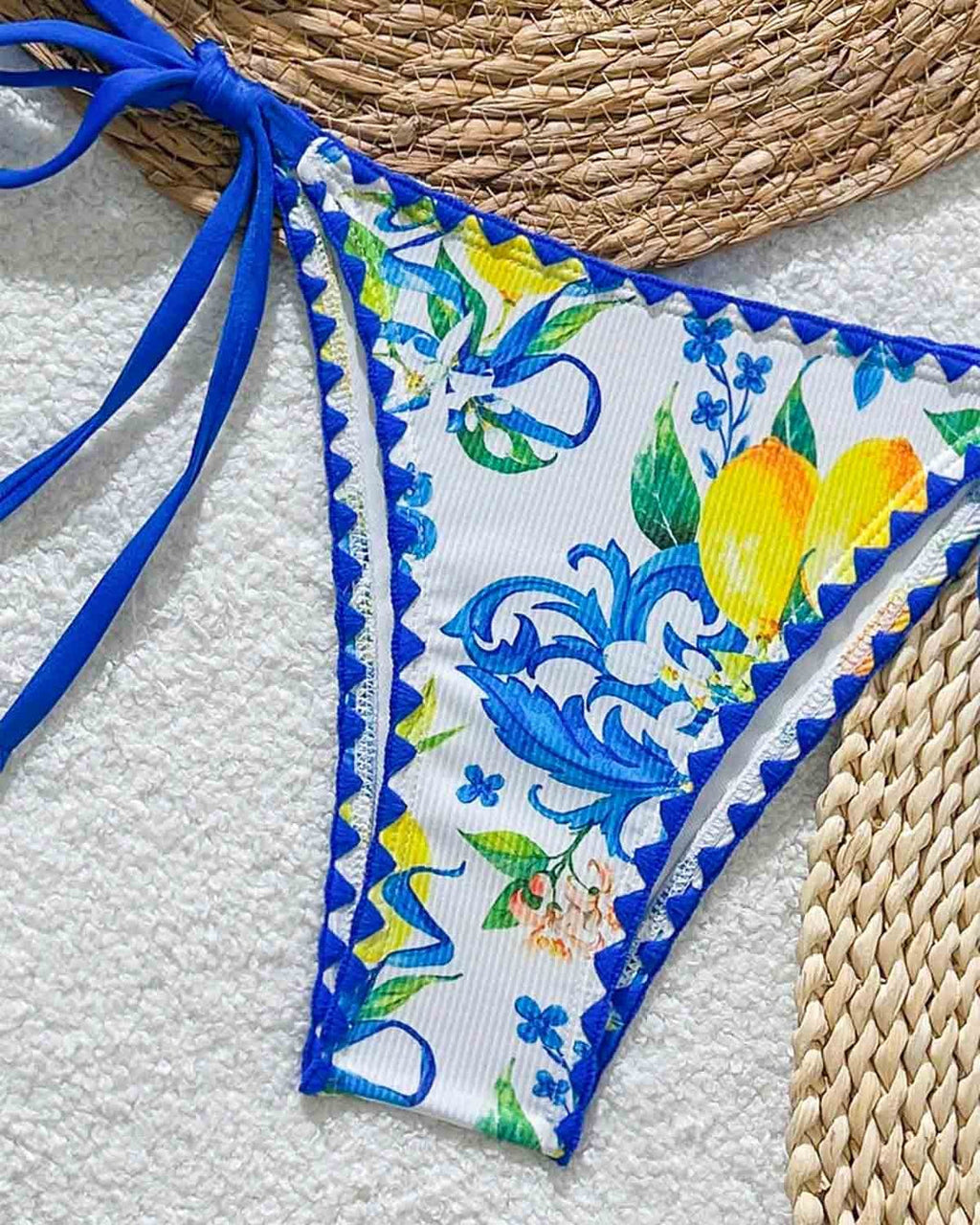 CichCiffon Premium Floral Beachwear Bikini Set for Women