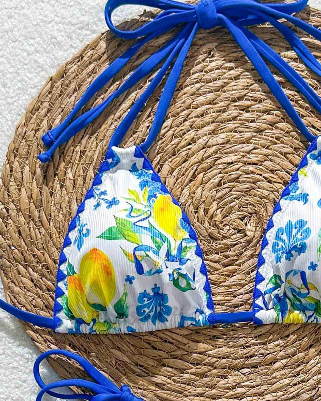 CichCiffon Premium Floral Beachwear Bikini Set for Women